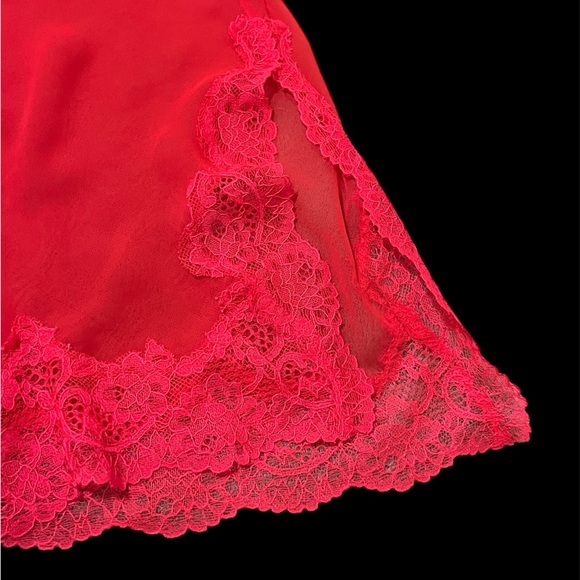 Victoria’s Secret Sexy Red Sheer Chemise Lingerie Sz S - Picture 7 of 9